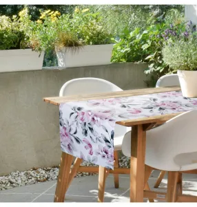 ArtFir Záhradný behúň GARDEN 30B | biela/ružová 40 x 140 cm
