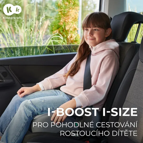KINDERKRAFT Podsedák i-Boost i-size 135-150 cm Pink