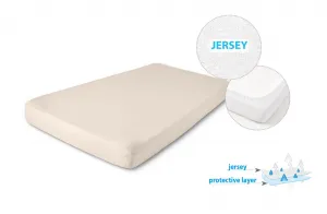 BABYMATEX Plachta nepremokavá Jersey 70x140 cm béžová