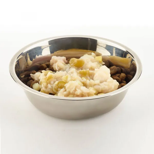 FISH4DOGS Konzerva pre psov Finest s bielou rybou, sladkými zemiakmi a zelenými fazuľkami 85g