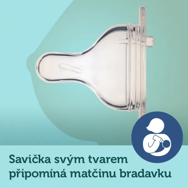 CANPOL BABIES Fľaša so širokým hrdlom Bonjour Paris 240 ml modrá
