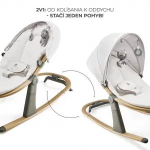 Lehátko Kinderkraft Elsu Grey