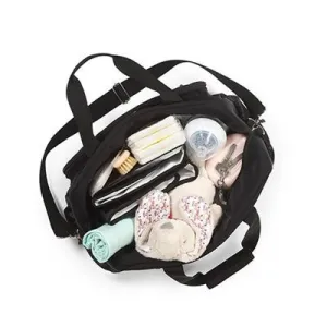 BABYONO Taška prebaľovacia cestovná 40x20x25 cm - black