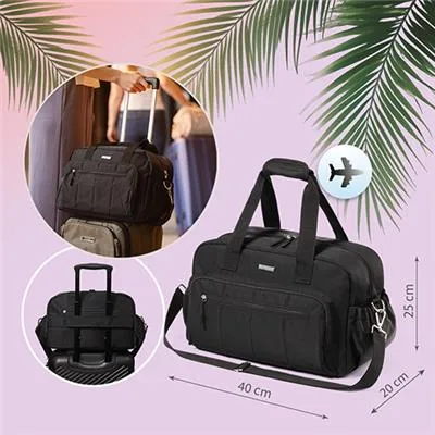 BABYONO Taška prebaľovacia cestovná 40x20x25 cm - black