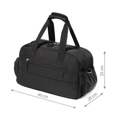 BABYONO Taška prebaľovacia cestovná 40x20x25 cm - black