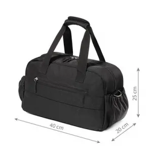 BABYONO Taška prebaľovacia cestovná 40x20x25 cm - black