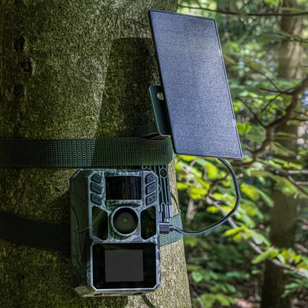 EVOLVEO StrongVision Solar A, fotopast se solárním panelem