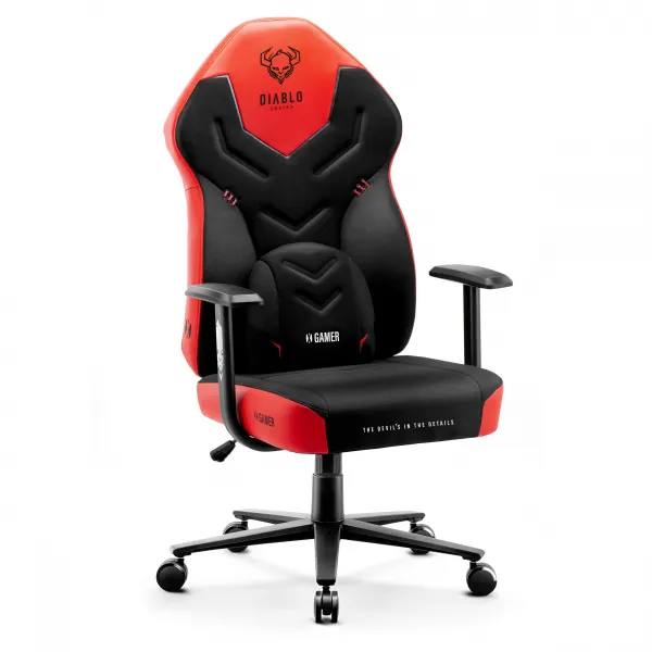 Herné kreslo Diablo X-Gamer 2.0 Normal Size, čierno-červené