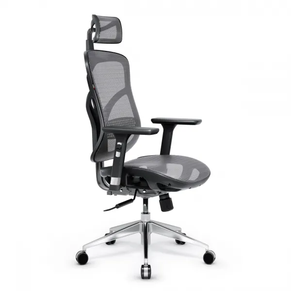 Kancelárska ergonomická stolička Diablo V-Basic, čierno-šedá