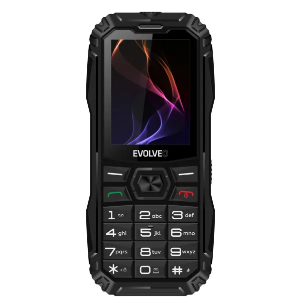 EVOLVEO MaxPhone A1, tlačidlový telefón Dual SIM, čierny