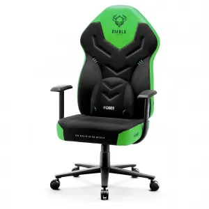 Herné kreslo Diablo X-Gamer 2.0 Normal Size čierno-zelené