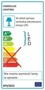 Stropná lampa Rhapsody Ceiling LED Square