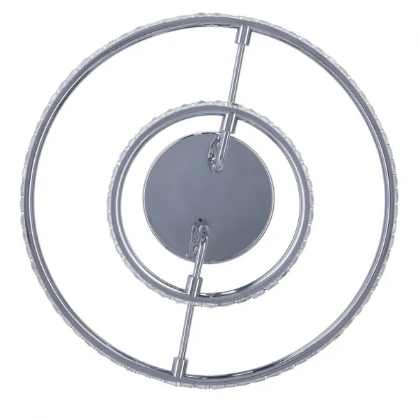 Okrúhle LED stropné svietidlo chrómové stropné svietidlo 36W 3000K Adel