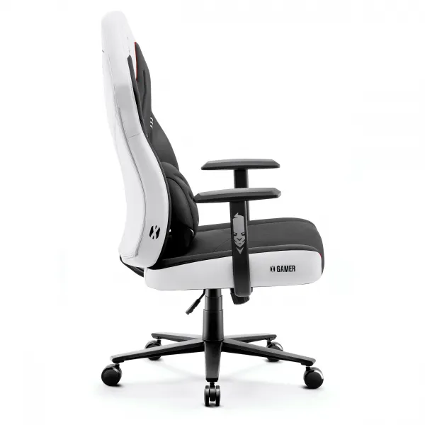 Herné kreslo Diablo X-Gamer 2.0 Normal Size: čierno-biele