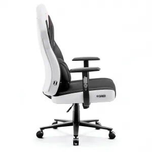 Herné kreslo Diablo X-Gamer 2.0 Normal Size: čierno-biele