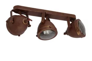 Stropné svietidlo hrdzavé pásiky 3x40W GU10 Frodo