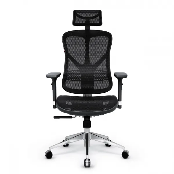 Kancelárska ergonomická stolička Diablo V-Basic, čierna