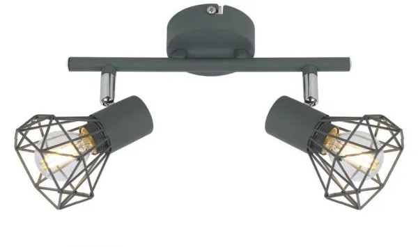 Stropné bodové svietidlo Verve 92-60976 mat sivé  LS2