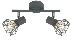 Stropné bodové svietidlo Verve 92-60976 mat sivé  LS2