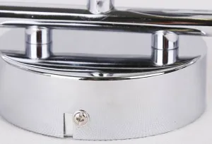 LED nástenná lampa VINOLA CHROME 3000K