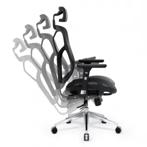Kancelárska ergonomická stolička Diablo V-Basic, čierna