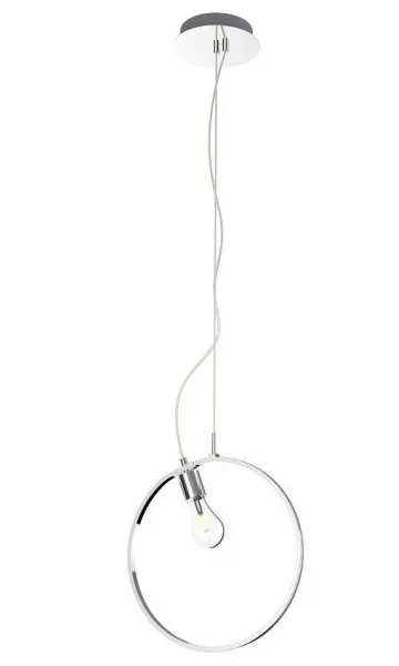 Závesná lampa APETI SKIROS 1xE27 + LED 12W chróm