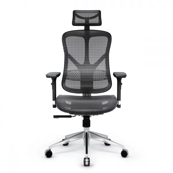 Kancelárska ergonomická stolička Diablo V-Basic, čierno-šedá