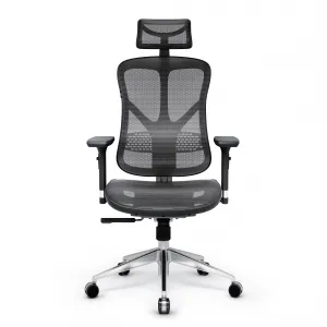 Kancelárska ergonomická stolička Diablo V-Basic, čierno-šedá