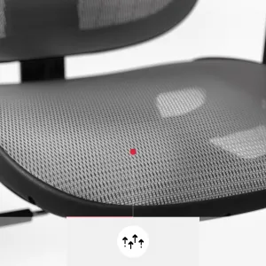 Kancelárska ergonomická stolička Diablo V-Basic, čierno-šedá