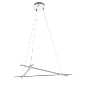 Apeti Andros LED strieborná závesná stropná lampa 4000K