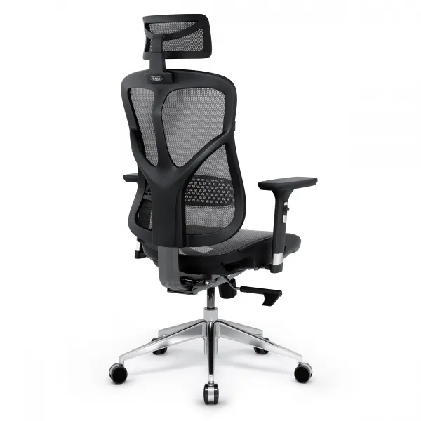 Kancelárska ergonomická stolička Diablo V-Basic, čierno-šedá