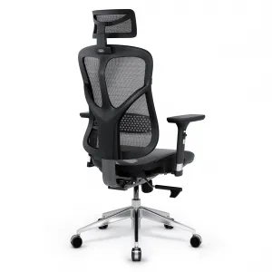 Kancelárska ergonomická stolička Diablo V-Basic, čierno-šedá