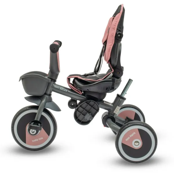 Detská trojkolka Baby Mix 5v1 RELAX 365° ružová