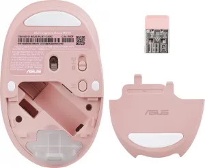 ASUS Fragrance Mouse MD101/Ergonomická/Optická/2 400 DPI/USB+BT/Růžová