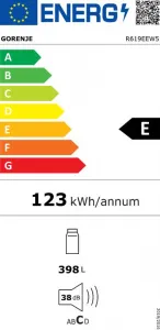 Chladnička Gorenje Advanced R619EAW6 biela