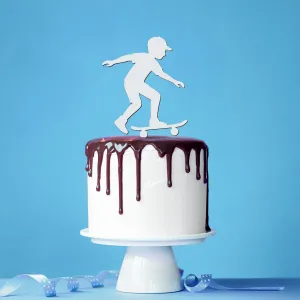 Zápich do torty s textom na mieru - Skateboardista