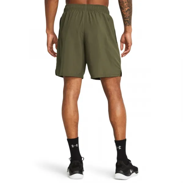 Pánske tréningové kraťasy UNDER ARMOUR UA Tech Woven Wordmark Short-GRN
