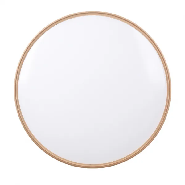 Stropná lampa Montana, plafón, biela+zlatá, 24W, LED, 40cm, biele tienidlo