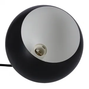 Závesná lampa čierna E27 kov/drevo Flen Ledea