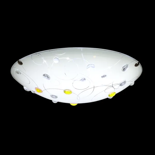 Stropné svietidlo Floki Plafond 30 1x60W E27 jantárové