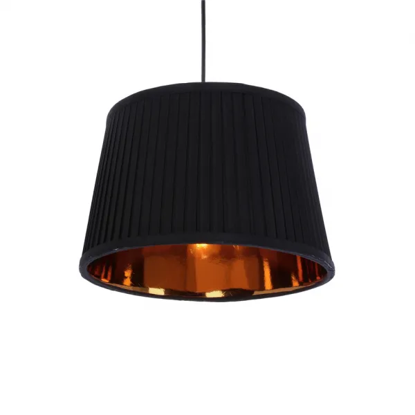 Závesná lampa Gillo čierna 2X40W E27 tienidlo čierne