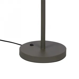 Stolová lampa sivo-žltá s vypínačom Falun LEDEA