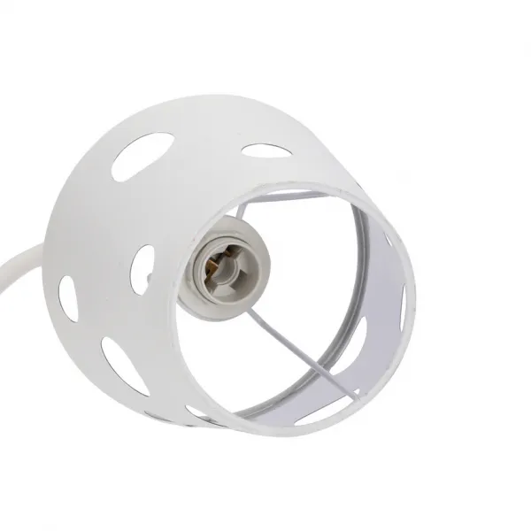 Biely luster závesná lampa 3xE14 Batley Ledea