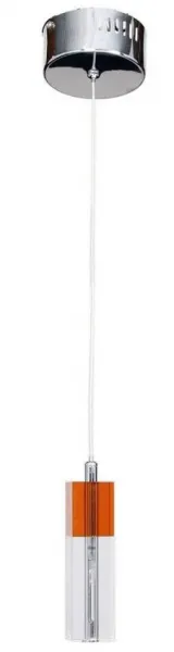 Závesná lampa chróm krištáľová štvorcová Lara