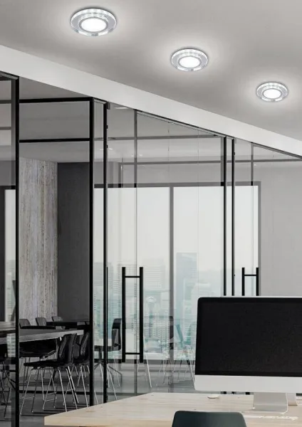 Stropné okrúhle očko biele LED SSP-26