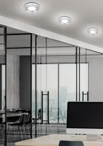 Stropné okrúhle očko biele LED SSP-26