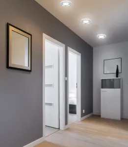 Stropné okrúhle očko biele LED SSP-26