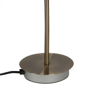 Stolová lampa 1xG9 55cm patina/biela Kroton