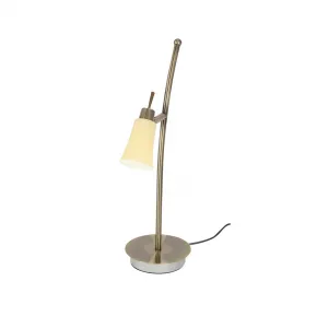 Stolová lampa 1xG9 55cm patina/biela Kroton