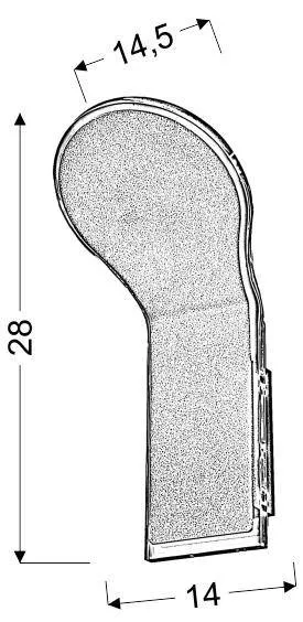 Nástenná lampa Vilana LED SMD 230V/50Hz